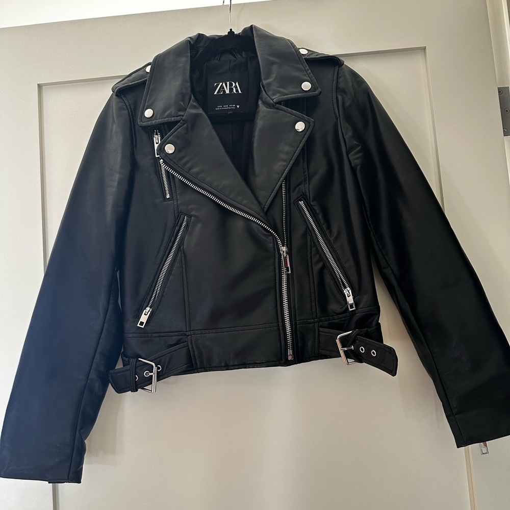 ZARA FAUX LEATHER JACKET